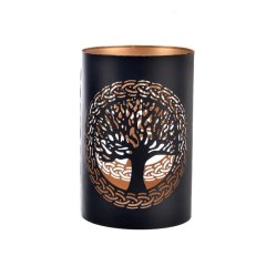 Svícen kov TREE O0529/2 Nábytek - Bytové doplňky a dekorace - Vůně do bytu a svíčky - Svícny