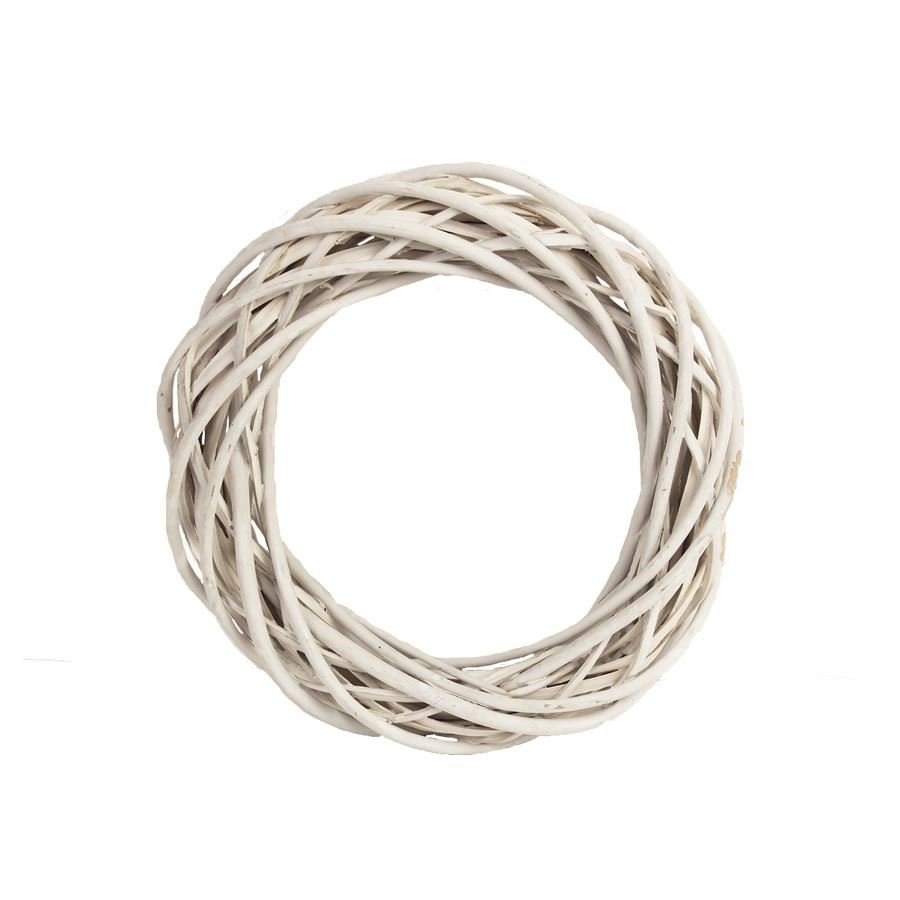 Dům, byt a zahrada - Věnec bílý pr. 25 cm P0372-01 Věnec bílý pr. 25 cm P0372-01 - Dům, byt a zahrada