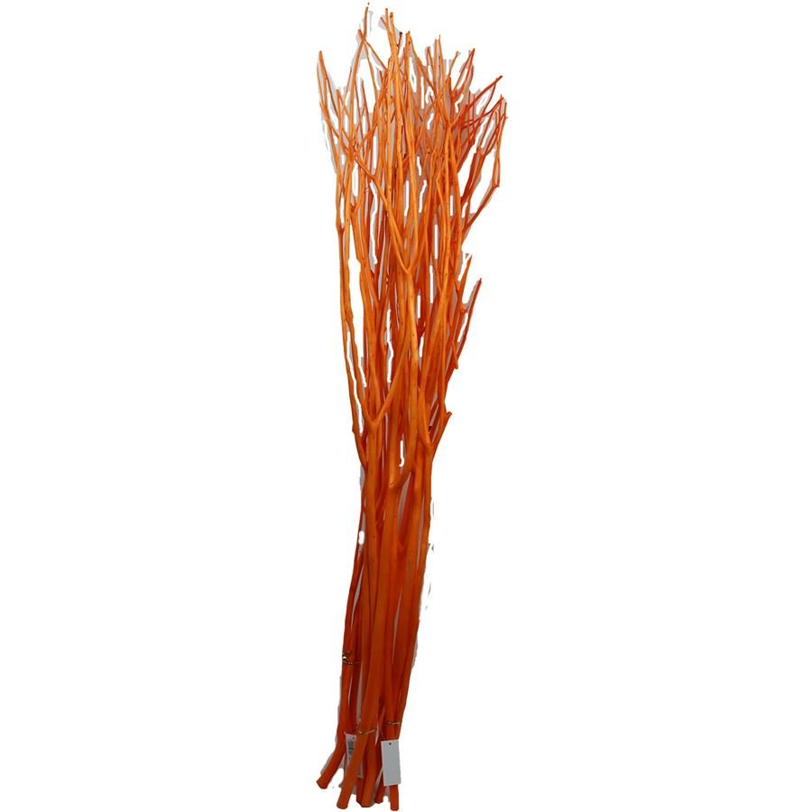 Nábytek - Bytové doplňky a dekorace - Květiny a stojany - Květiny - větve Mitsumata 3ks-sv. 120cm - oranžové 381987-04 větve Mitsumata 3ks-sv. 120cm - oranžové 381987-04 - Květiny