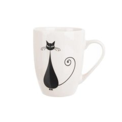 Hrnek porcelán kočka 370 ml O0574 Dům, byt a zahrada