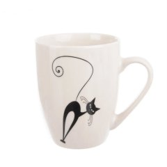 Hrnek porcelán kočka 370 ml O0576 Dům, byt a zahrada