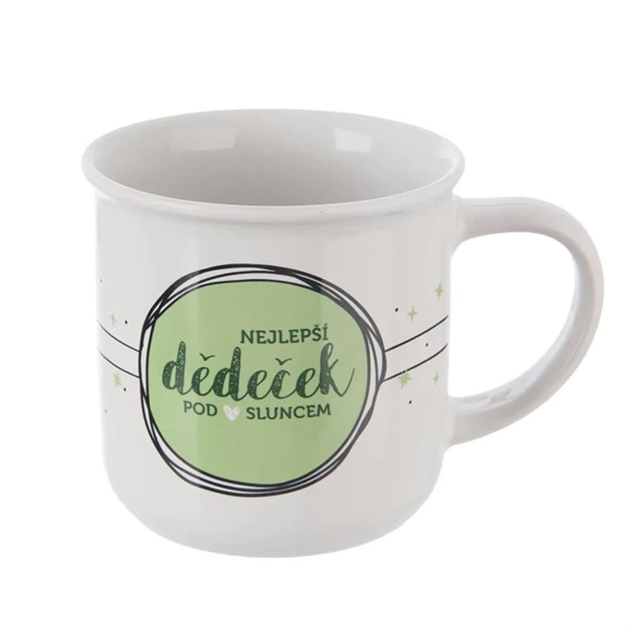 Hrnek porcelán NEJLEPŠÍ DĚDEČEK 0,34 l O0584 - Dům, byt a zahrada
