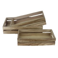 Dřevěná bedýnka, S/3 D6210 Hobby - Dárkové koše