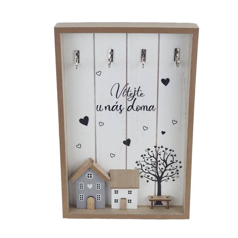 Nábytek - Chodba - Věšáky - Box na klíče D6813 Box na klíče D6813 - Věšáky