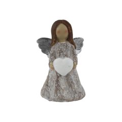 Dekorace anděl se srdíčkem X7245 Nábytek - Bytové doplňky a dekorace - Sváteční dekorace - Vánoční dekorace
