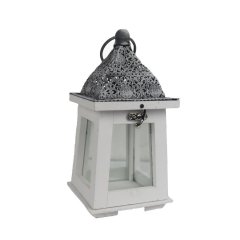 Dřevěná lucerna D6042 Nábytek - Bytové doplňky a dekorace - Vůně do bytu a svíčky - Svícny