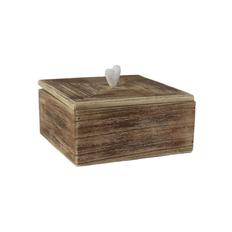 Nábytek - Bytové doplňky a dekorace - Doplňky do ložnice - Úložné boxy - Dřevěný box D7351 Dřevěný box D7351 - Úložné boxy