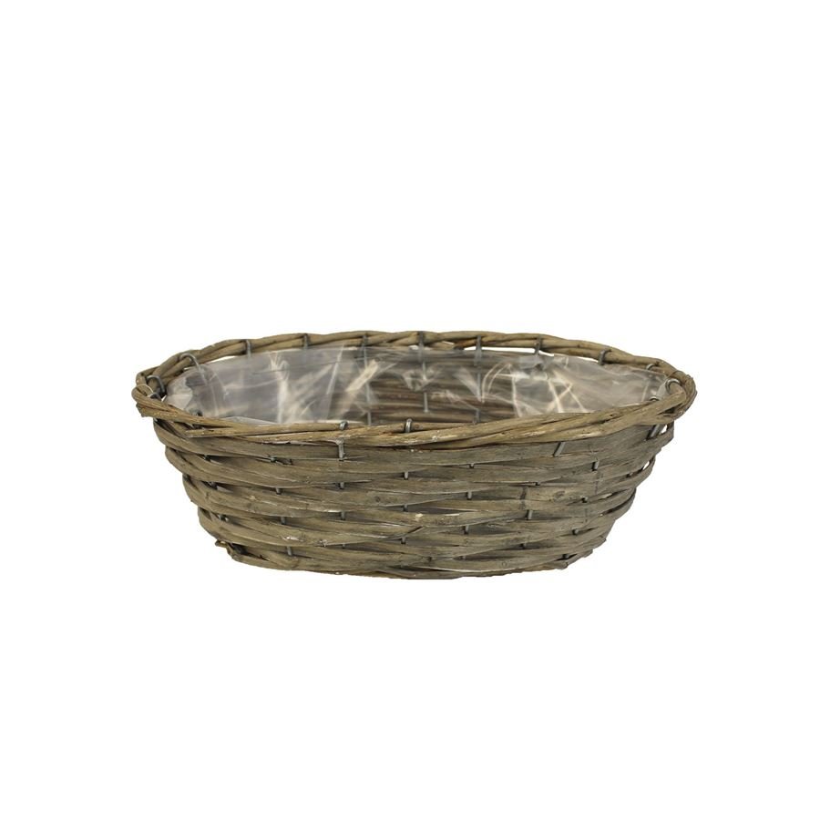 Dům, byt a zahrada - Květináč ovál šedý P0991/2 Květináč ovál šedý P0991/2 - Dům, byt a zahrada