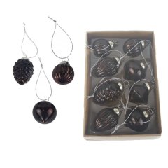 Vánoční ozdoba 8 ks, S0516-18 Nábytek - Bytové doplňky a dekorace - Sváteční dekorace - Vánoční dekorace