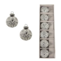 Vánoční ozdoba, 6 ks S0357 Nábytek - Bytové doplňky a dekorace - Sváteční dekorace - Vánoční dekorace