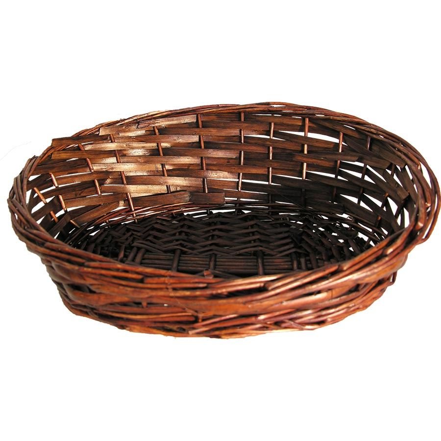 Miska oválná hnědá P1019/H