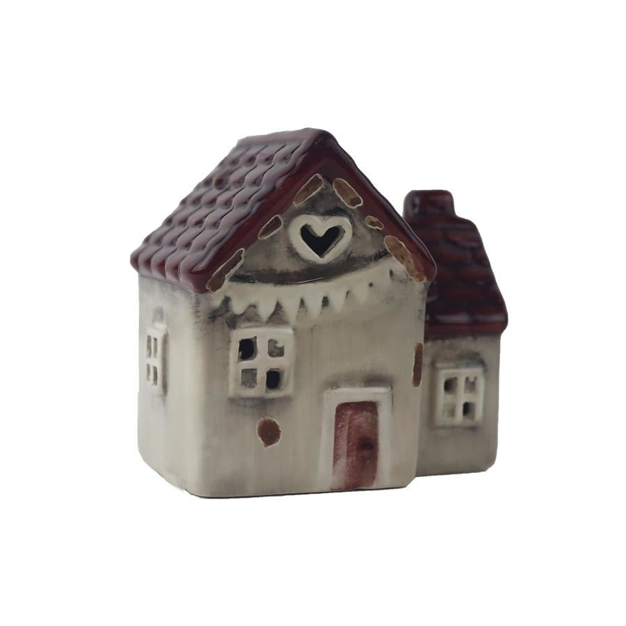 Nábytek - Bytové doplňky a dekorace - Sváteční dekorace - Vánoční dekorace - Domeček s LED osvětlením X7557-08 Domeček s LED osvětlením X7557-08 - Vánoční dekorace