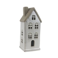 Nábytek Bytové doplňky a dekorace Sváteční dekorace Vánoční dekorace - Domek s LED osvětlením X6366/3 Domek s LED osvětlením X6366/3