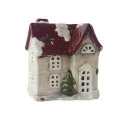 Domek s LED osvětlením X7547 Nábytek - Bytové doplňky a dekorace - Vůně do bytu a svíčky - Svícny