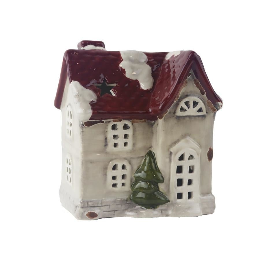 Nábytek - Bytové doplňky a dekorace - Vůně do bytu a svíčky - Svícny - Domek s LED osvětlením X7547 Domek s LED osvětlením X7547 - Svícny