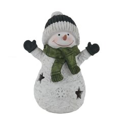 Sněhulák s LED osvětlením X7507 Nábytek - Bytové doplňky a dekorace - Sváteční dekorace - Vánoční dekorace