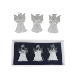 Anděl, sada 3 ks S0396 Nábytek - Bytové doplňky a dekorace - Sváteční dekorace - Vánoční dekorace