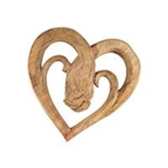 Srdce mango ruce 30x30x2,5 cm