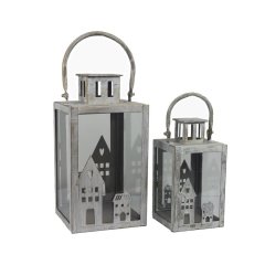 Lucerna kovová K3675 / S2 Nábytek - Bytové doplňky a dekorace - Vůně do bytu a svíčky - Svícny