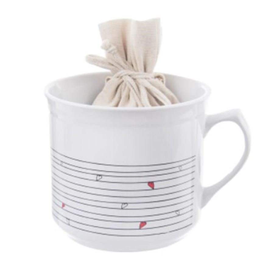 Hrnek vařák SRDÍČKA O0219 - Dům, byt a zahrada