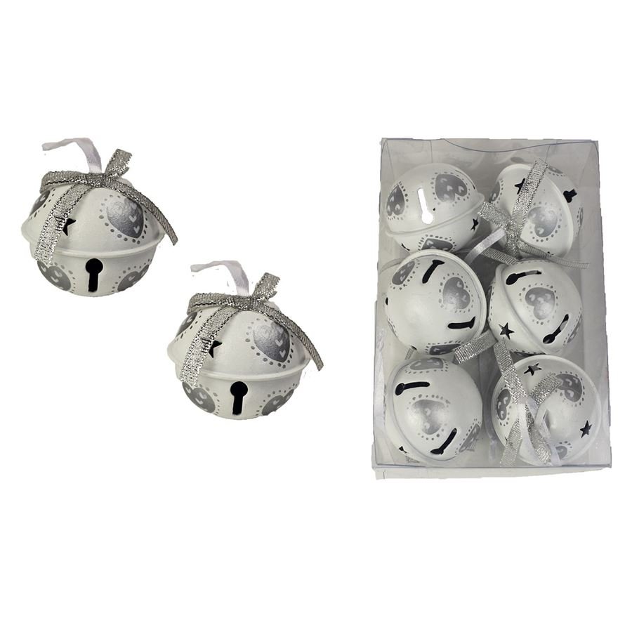 Nábytek - Bytové doplňky a dekorace - Sváteční dekorace - Vánoční dekorace - Rolnička k zavěšení 6 ks K1913 Rolnička k zavěšení 6 ks K1913 - Vánoční dekorace