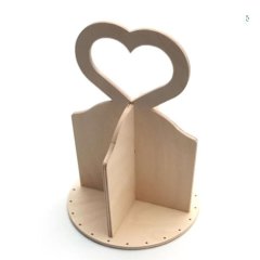 Příborník - Ucho srdce pr.17, výška 24,5cm 22S019 Hobby - Ruční práce a tvoření - Pedig