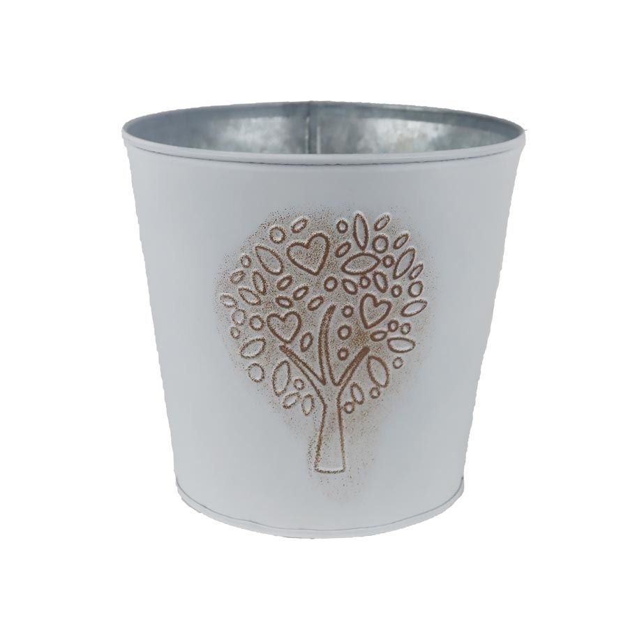 Dům, byt a zahrada - Květináč plechový K4589/2 Květináč plechový K4589/2 - Dům, byt a zahrada