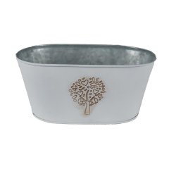 Květináč plechový ovál K4590/2