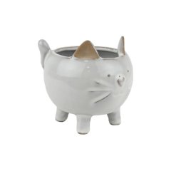 Dekorace k osázení kočka X7759/1