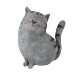Dekorace kočka X7812/3 Nábytek - Bytové doplňky a dekorace - Sváteční dekorace - Velikonoční dekorace