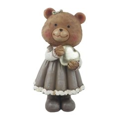 Dekorace medvídek X7879 Nábytek - Bytové doplňky a dekorace - Sváteční dekorace - Velikonoční dekorace