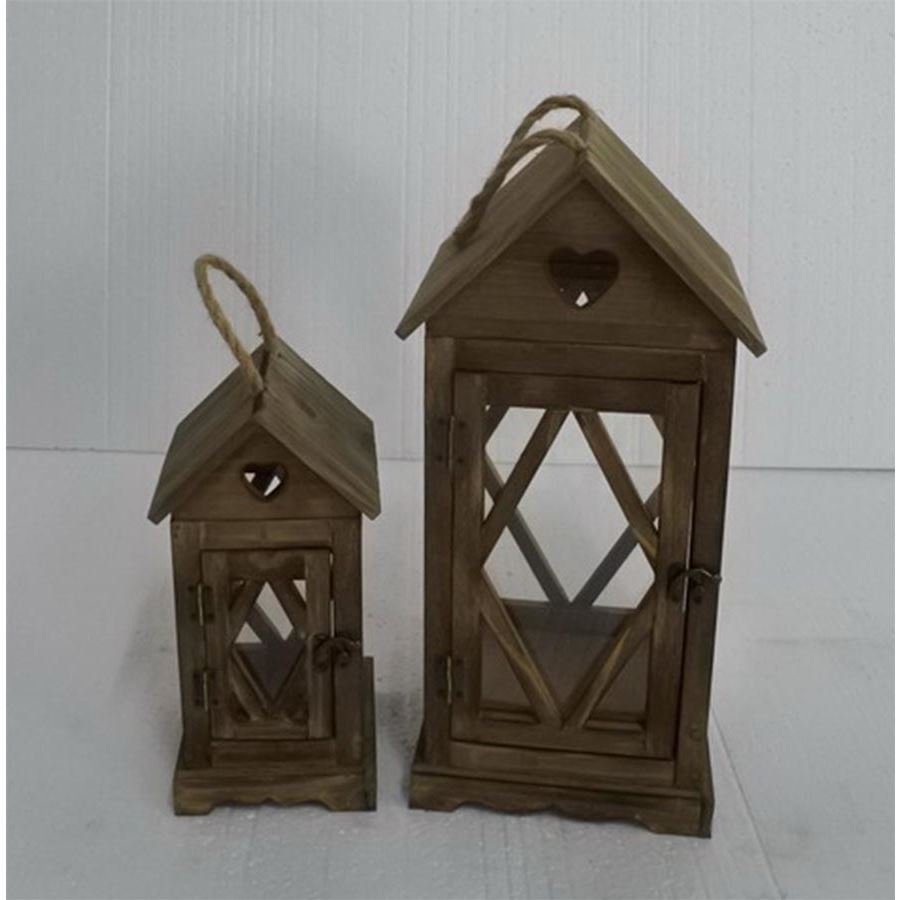 - Dřevěná lucerna, S/2 D7086 Dřevěná lucerna, S/2 D7086 -