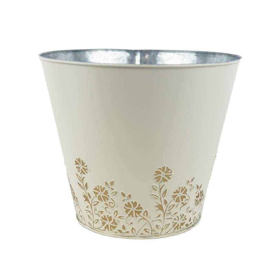 Dům, byt a zahrada - Květináč plechový K4694/3 Květináč plechový K4694/3 - Dům, byt a zahrada