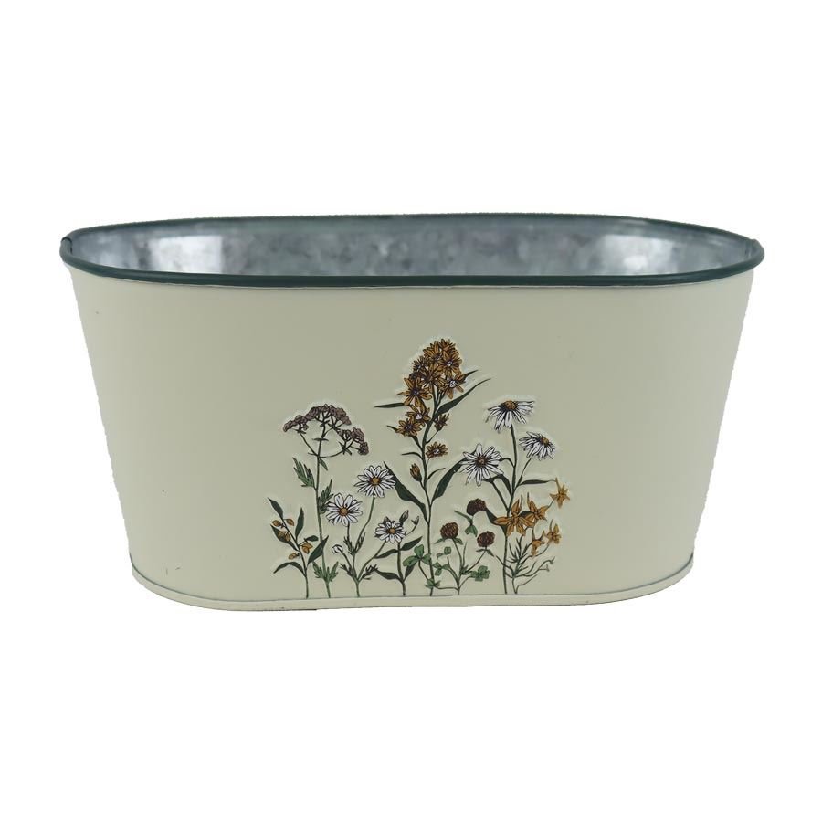 Květináč plechový ovál K4682/1 Květináč plechový ovál K4682/1