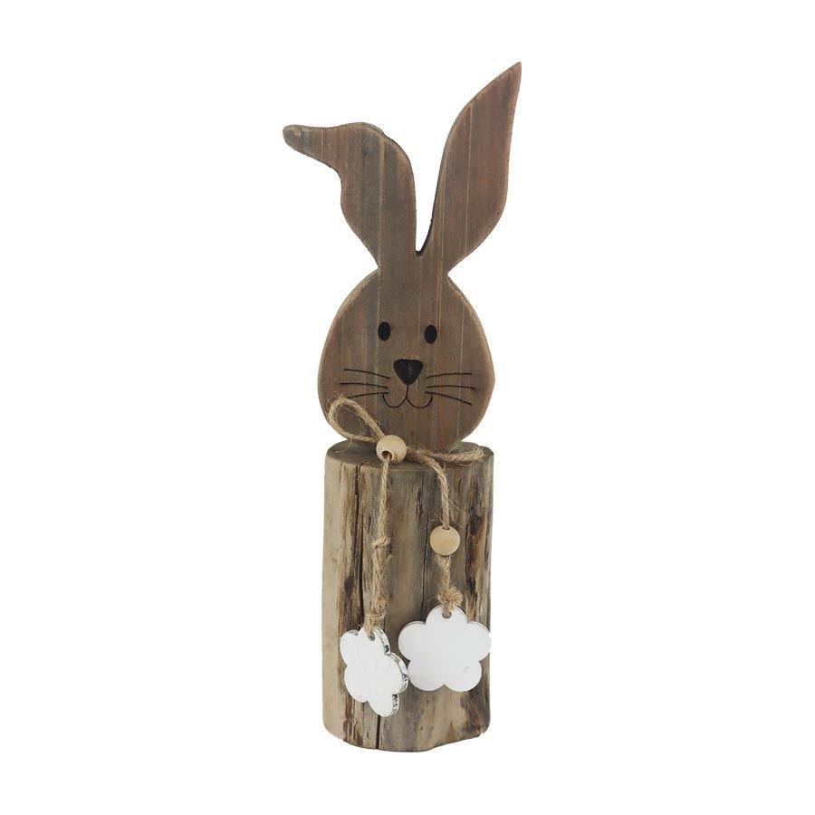 Nábytek - Bytové doplňky a dekorace - Sváteční dekorace - Velikonoční dekorace - Velikonoční zajíček D7619/1 Velikonoční zajíček D7619/1 - Velikonoční dekorace