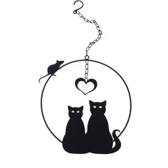 Dekorace k zavěšení kočky K4632