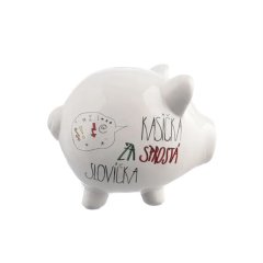 Pokladnička ker. Sprostá slovíčka 10x8,5x9 cm Dětské zboží - Hračky - Pokladničky