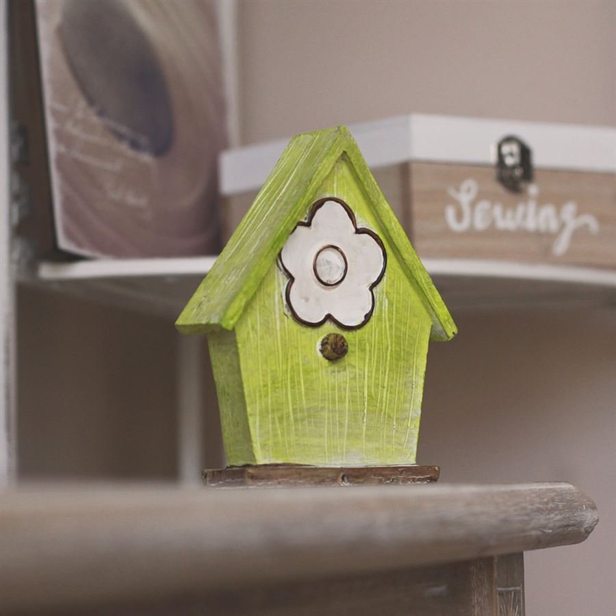 domeček dekor.zelený X0192 - Velikonoční dekorace