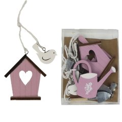 Dřevěné dekorační nářadí 10 ks D1473 Nábytek - Bytové doplňky a dekorace - Sváteční dekorace - Velikonoční dekorace