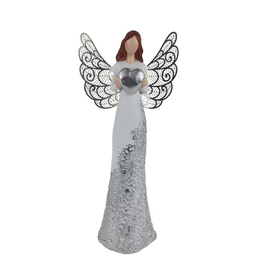 Dekorace anděl se srdcem X8179/4 Dekorace anděl se srdcem X8179/4