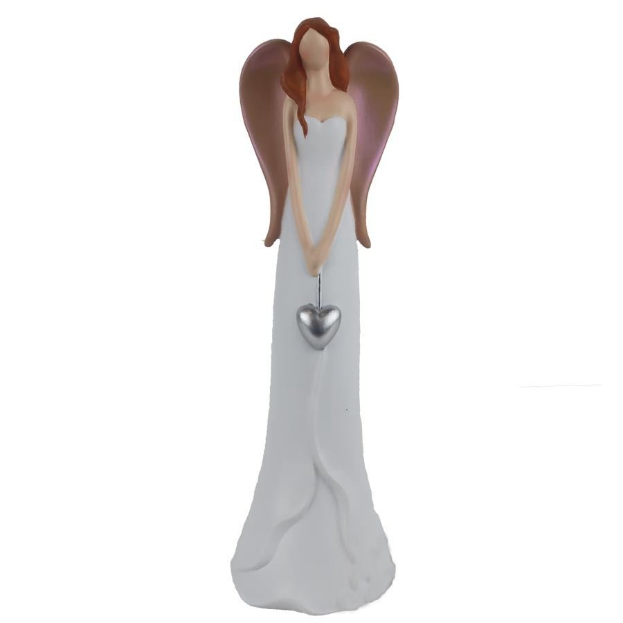 Nábytek - Bytové doplňky a dekorace - Sváteční dekorace - Vánoční dekorace - Dekorace anděl se srdíčkem X8175/5 Dekorace anděl se srdíčkem X8175/5 - Vánoční dekorace