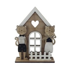 Dekorace domeček D7793/1 Velikonoční a jarní dekorace - Domečky, budky