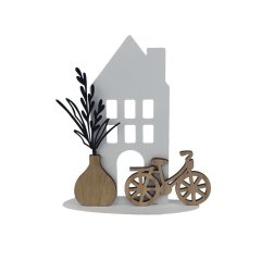 Dekorace domeček K4727 Velikonoční a jarní dekorace - Domečky, budky