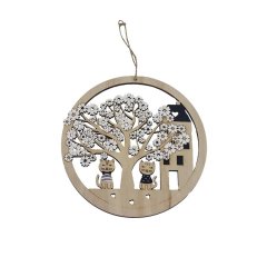 Jarní dekorace k zavěšení D6913/1 Nábytek - Bytové doplňky a dekorace - Sváteční dekorace - Velikonoční dekorace