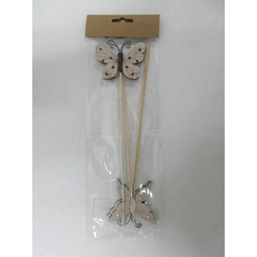 Zápich motýl, 4 ks D7768 - Velikonoční dekorace