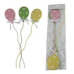 Zápich velikonoční vajíčko, 3 ks, K4774 Nábytek - Bytové doplňky a dekorace - Sváteční dekorace - Velikonoční dekorace