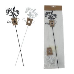 Zápich zahradní konev, 2 ks K4733 Nábytek - Bytové doplňky a dekorace - Sváteční dekorace - Velikonoční dekorace