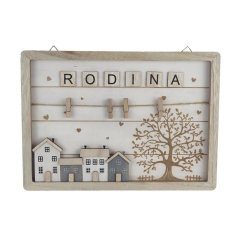 Závěsná dekorace s kolíčky RODINA D6121 Elektronika - Foto - Klasické fotorámečky