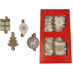 Sada klipů D4325 S/12 Nábytek - Bytové doplňky a dekorace - Sváteční dekorace - Vánoční dekorace