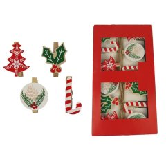 Sada klipů D4326 S/12 Nábytek - Bytové doplňky a dekorace - Sváteční dekorace - Vánoční dekorace
